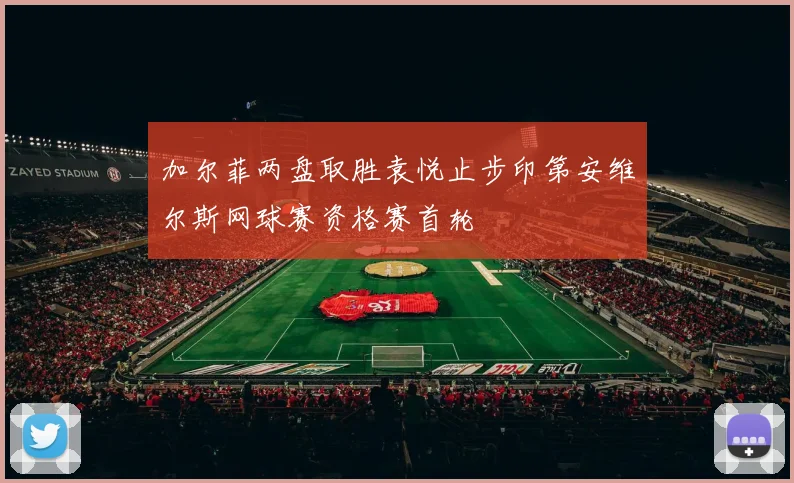 加尔菲两盘取胜袁悦止步印第安维尔斯网球赛资格赛首轮